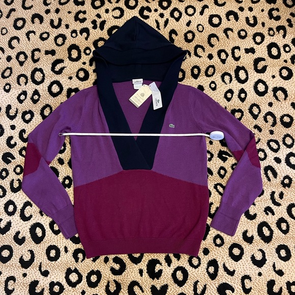 Colourful Lacoste Sweater Hoodie - Picture 5 of 13